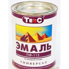 ТЕКС Эмаль ПФ-115 Универсал белая глянцевая (0,9кг)